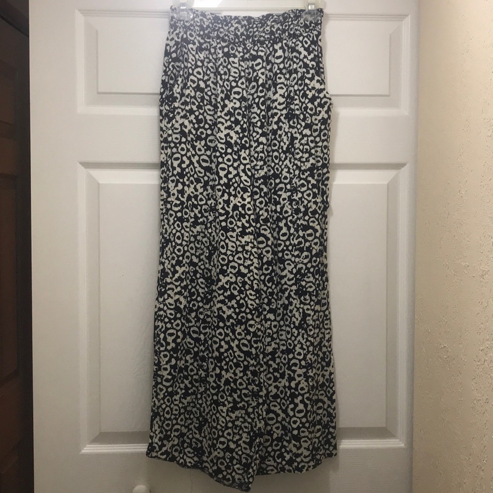 Printed casual palazzo pants